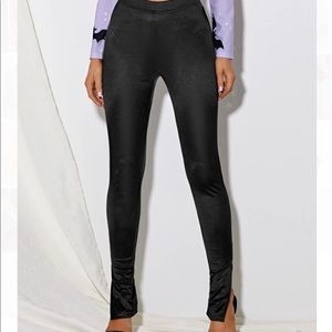 Split hem skinny pants brand new